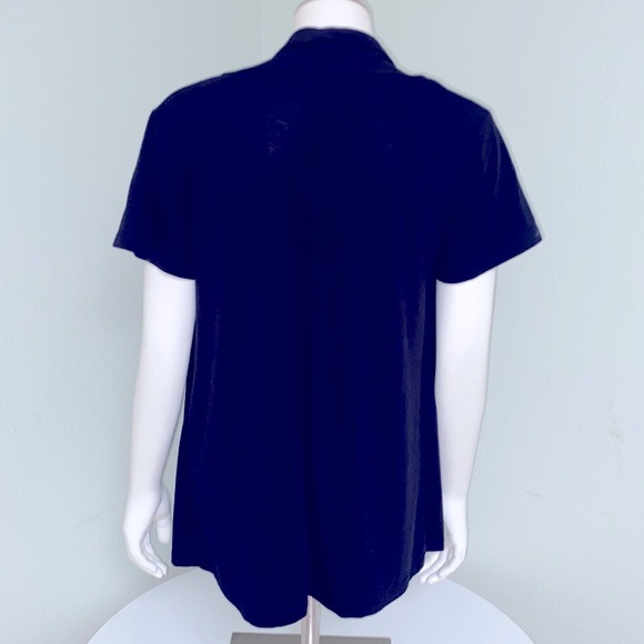 COPY - Isabella Rodriguez Black with Silver Stud Design 2 In 1 Top Women's Size… - Picture 3 of 6